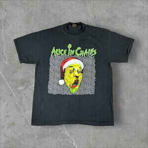 Vintage Alice In Chains 1991 Tour Size XL Band Single Stitch Reprint T-Shirt